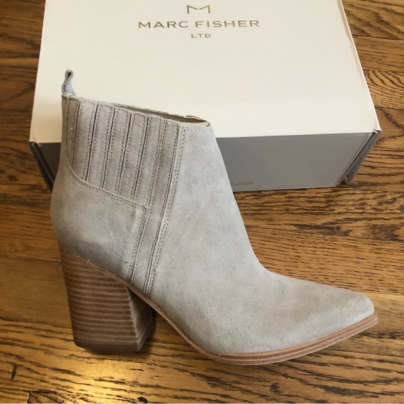 Marc Fisher Orlanda booties 9.5 light grey NEW - Picture 3 of 8